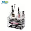 Custom multi function plastic jewelry organizer desktop ribbon ring makeup organizer private label