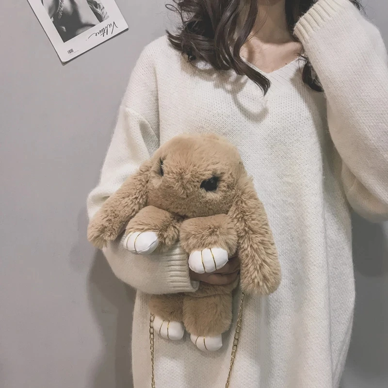

Cute fashion fur designer handbags girls's handbags designer faux fur purses and handbags, 6 colors