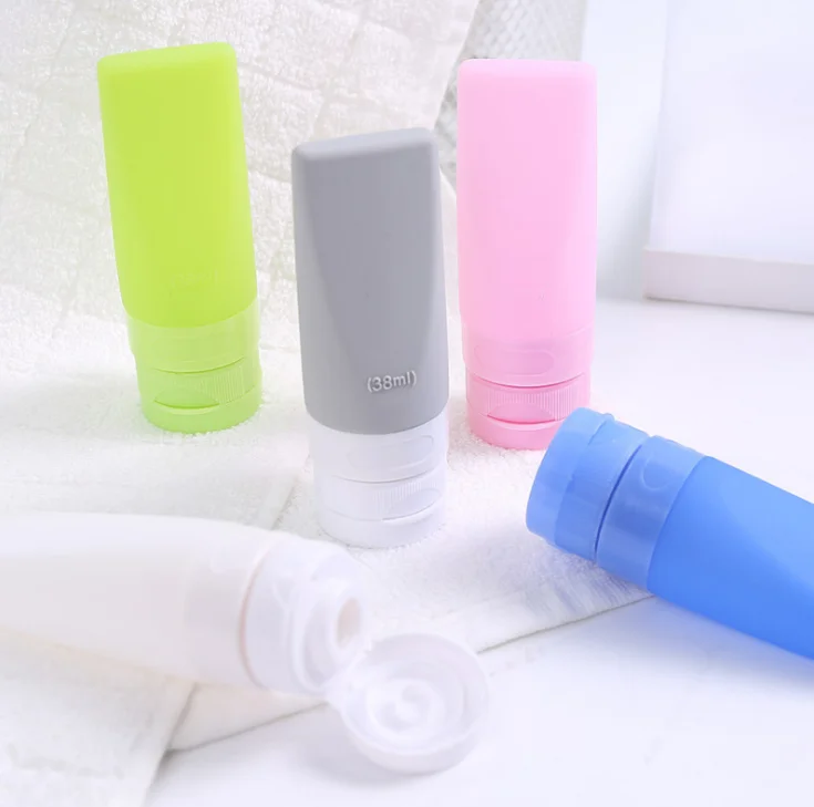 38ml 60ml Squeeze Silicone Travel Bottle Set For Shampoo Lotion Buy