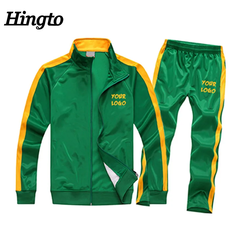 

Custom training jogging wear Set Mens Sports Sweat Track Suit Tracksuit Sweatsuit with own design and logo