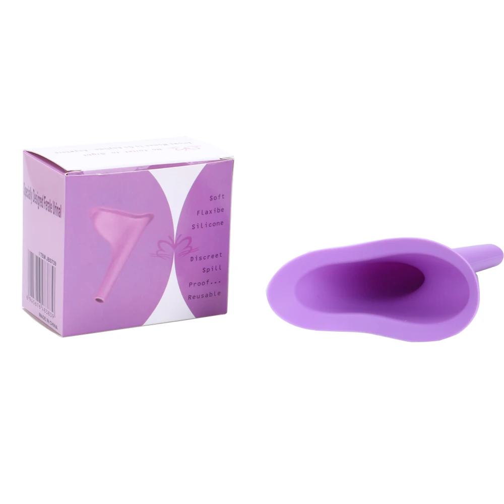 
Wholesale 100% Hygiene Feminine silicone portable female urinal 