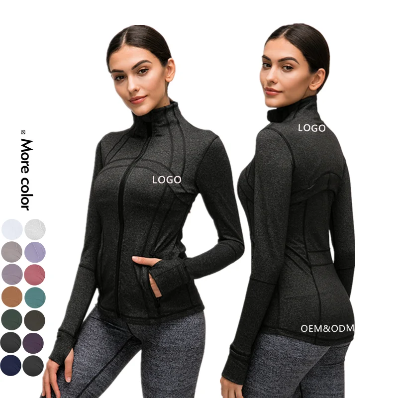 

Xsunwing Wholesale Yoga Tops outdoor jacket For Women Zipper Quick Dry Comfortable Fitness Training Running Clothes Yoga Jacket