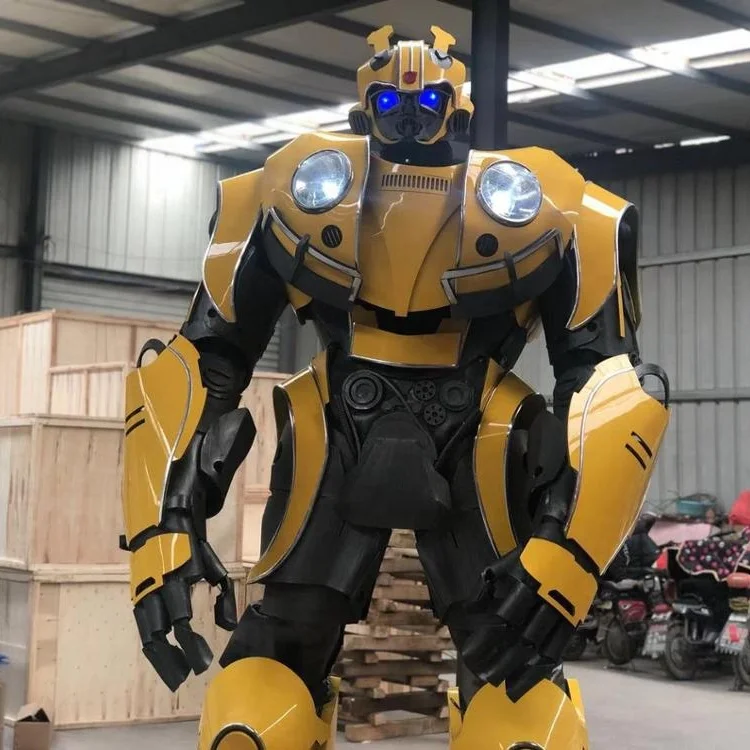 
Transform er Cosplay Human Size Bumble bee Cosplay Dancing Artificial Robot Costume  (62246899472)
