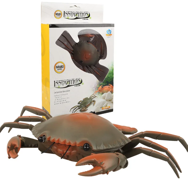 

Pets New Strange Remote Control Crab Toy Children's Infrared Remote Control Tricky Toy Animal Insect Cat Toy