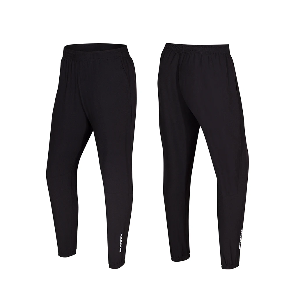 

wholesale 2021black stretch nylon polyester lace up sports quick jogger pants men's trousers & pants with pocket