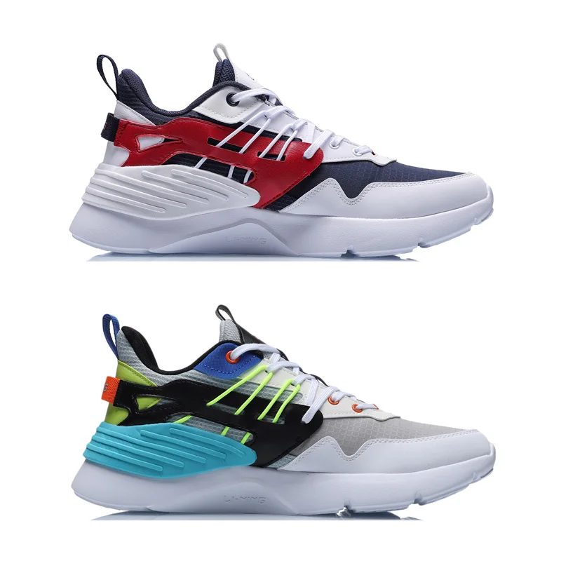 

LiNing Men EXCEED LITE Lifestyle Shoes Classic Retro Stylish Dad Shoes Low Cut Comfortable Sneakers Sport Shoes