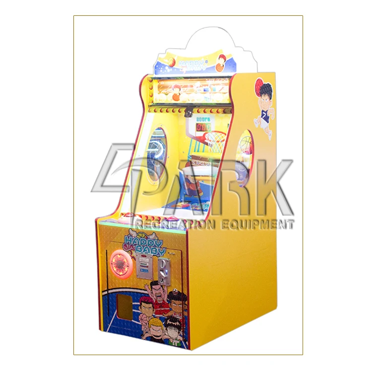 

Quality Basketball Free Throw Baby Commercial Coin Operated Lottery Ticket Redemption Game Machine