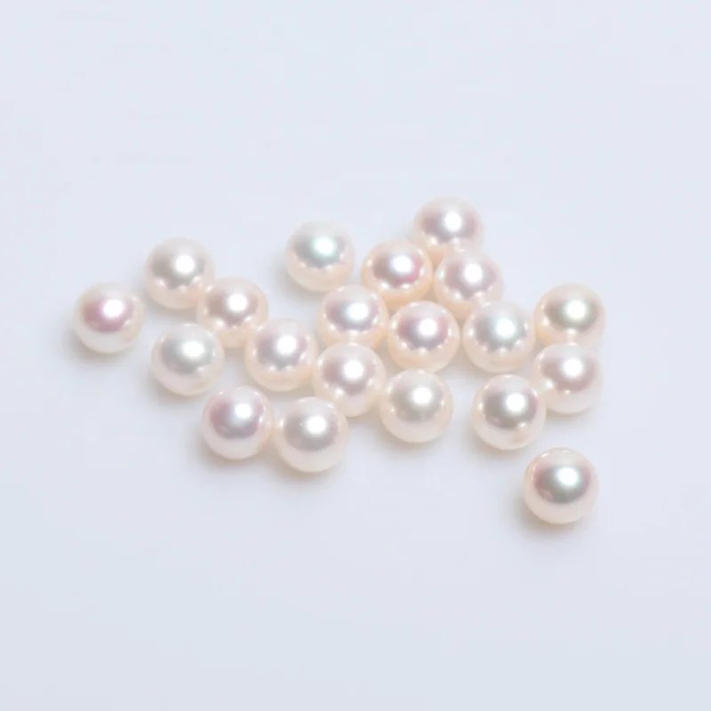 

zhuji wholesale cultured 3A half Hole/fullhole/no hole Loose pearls 2.5mm-8mm various size Freshwater Pearl
