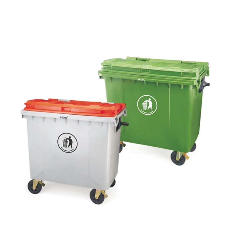 

LD-1100A 1100 Liter Plastic Waste Bin big plastic bins trash can tacho de basura