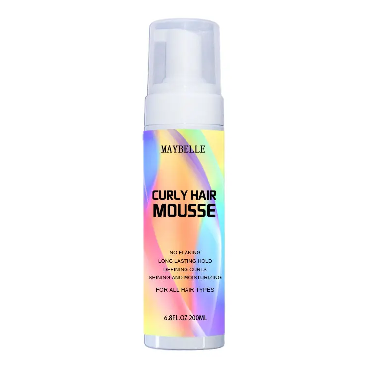 

Best Selling Salon No Watery Silken Lightweight Alcohol Free Styling Hair Foam Mousse For Braids Style Private Label