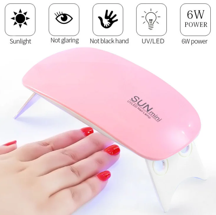 

High Quality Mini 85G LED 13CM 6W Nail Lamp For Sale