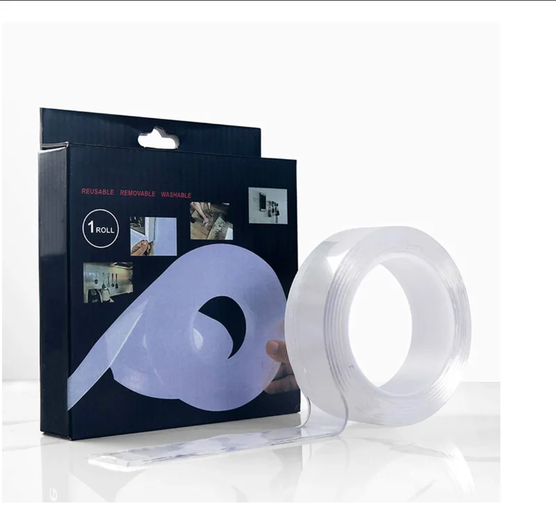 2020 30mm*2meters Tape Washable Adhesive Tape Reusable Gel Pu Nano Grip