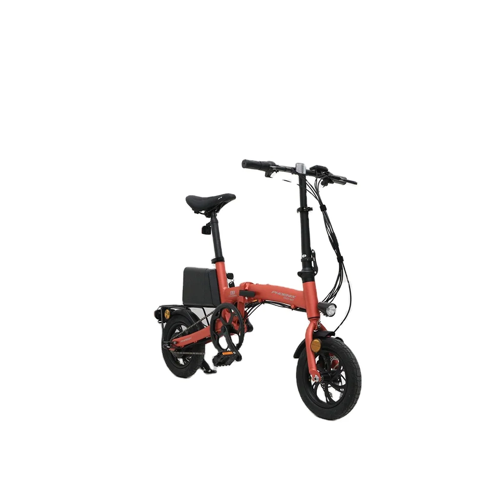 

PHOENIX Wholesale Electric Bicycle 10.4 AH Aluminum Foldable Frame Brushless Back motor 36V 250W LED Display ebike