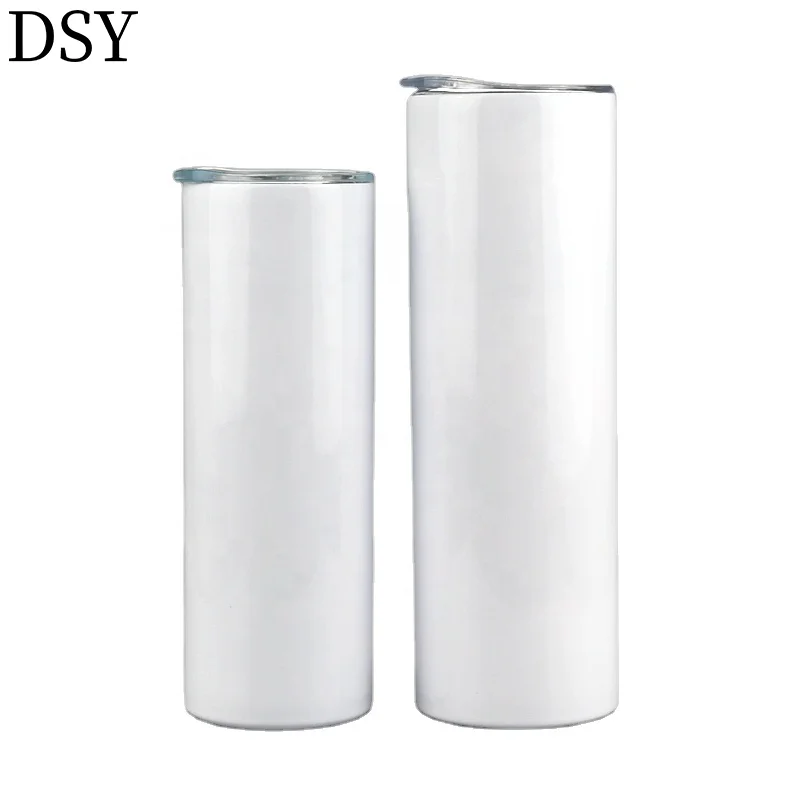 

Wholesale Hot Selling Customized insulated Vacuum Stainless Steel Straight Skinny Sublimation Blanks Tumbler with Straw and Lid, Customized color