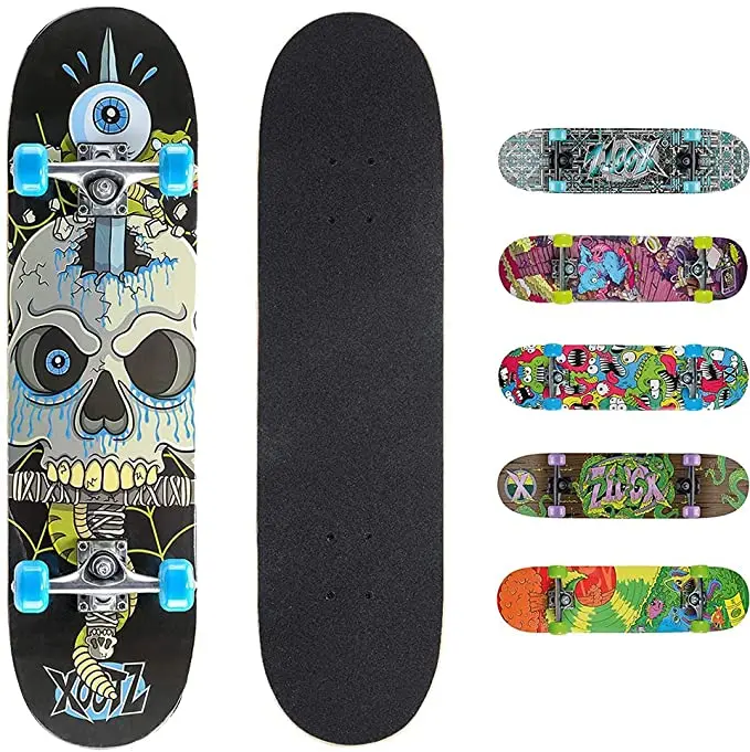 

oem patineta 7 ply canadian maple hot yow sports equipment longboard deck decks skateboard surface surfskate custom skate board
