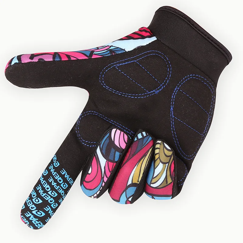 

Full Finger Sports Gloves Bicycle Gloves Anti-Slip Bike Cycling Riding Gloves for Women/Men Skiing Motorcycle Motorbike, 1 color