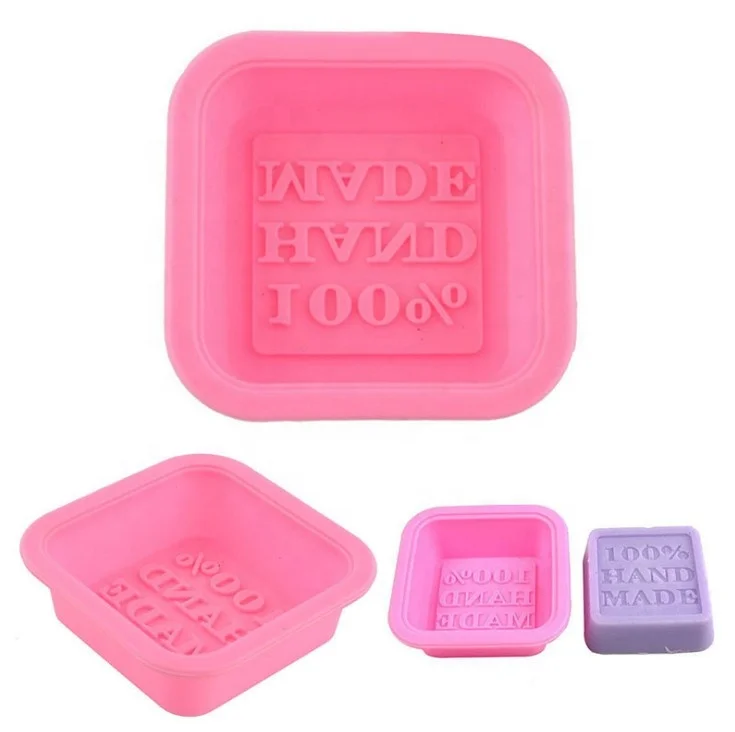 

100% hand made silicone handmade soap mold soap mold, Purple