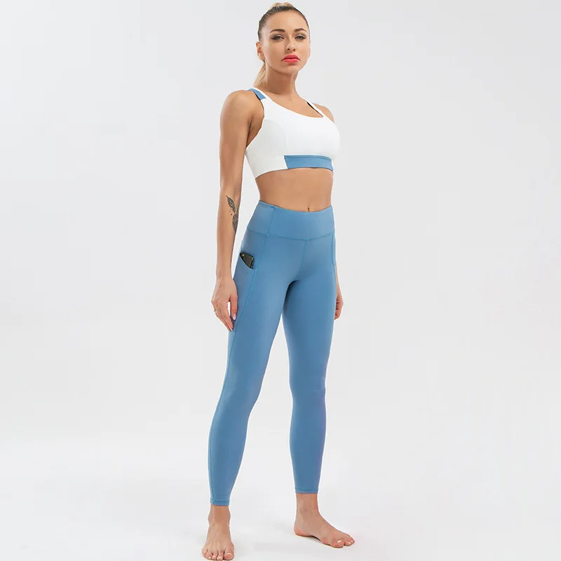

2 Peice Set Women Workout Gym Clothing Sports Bra Summer Clothes Yoga Set Seamless Fitness Leggings Women Tracksuit Suit Outfits, Customized colors