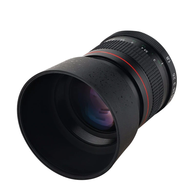 

Lightdow 85mm F1.8-F22 Manual Focus Portrait Lens Camera Lens for Nikon Canon EOS 550D 600D 700D 5D 6D 7D 60D DSLR Cameras, Black