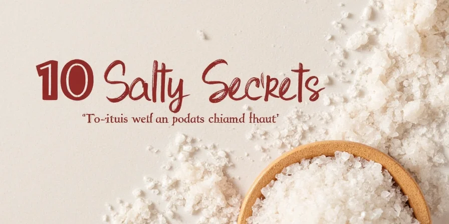 Salt being used in various cooking scenarios