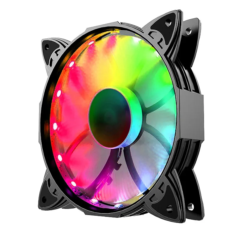 

Computer cooler fan with silent and cheap colorful 12 cm pc fans, Photo