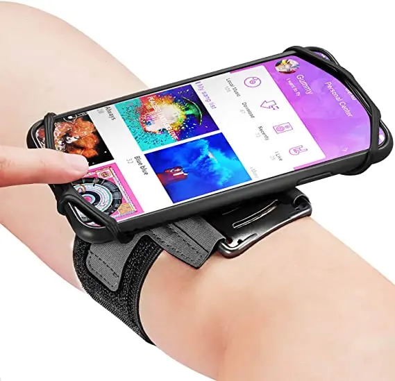 

Factory direct sale Mobile phone accessories Hot sale rotate sport running armband for all smart phone Pefect running armband, Black, pink, blue, green,etc