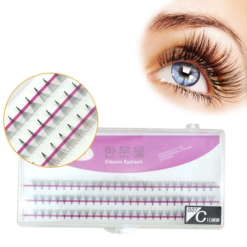 

0.07C 5 Root Y Shape Soft Individual Cluster Eyelashes Handmade Grafting False Eyelashes Volume Fan Eye Lash Extension