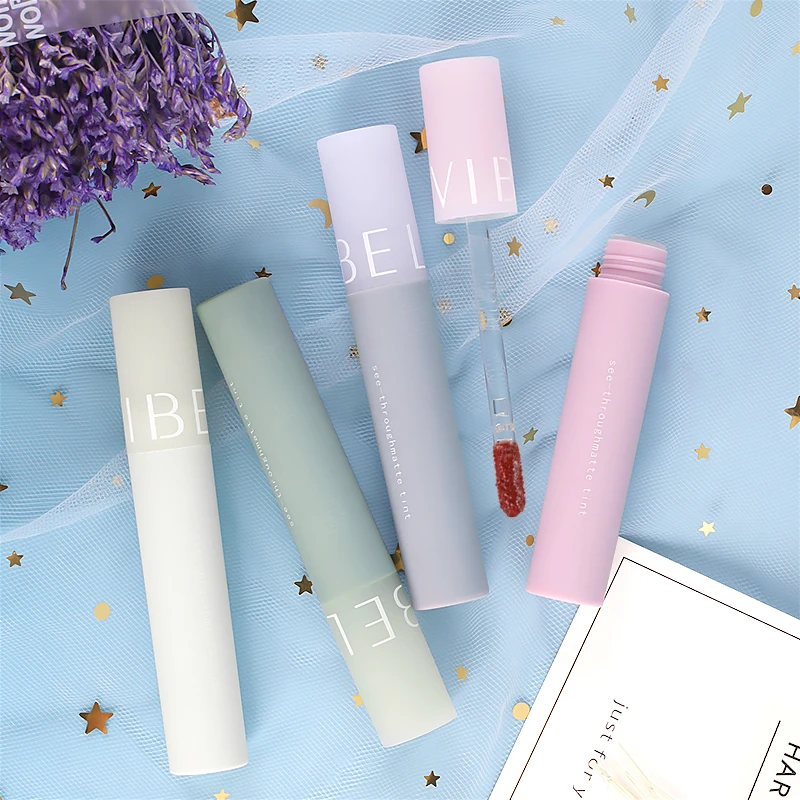 

High Quality Colorful Lip Gloss Long-lasting Tinted Thin Silk Soft Matte Lip Glaze