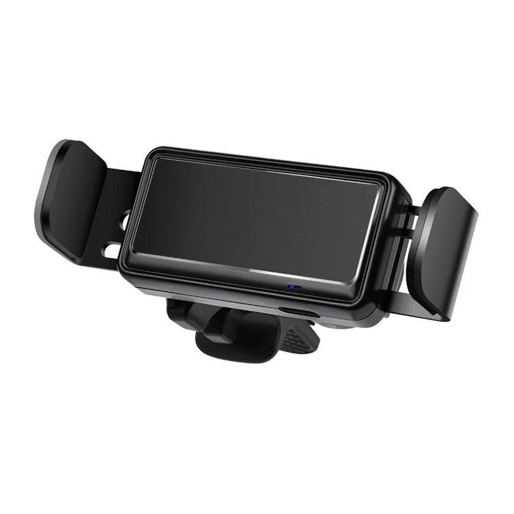 

Mobile Phone Accessories Alloy 360 Rotation Automatically Air Vent Stand Electric Car Holder, Black