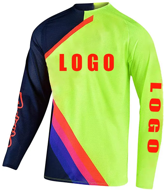 

2021 New Custom Logo Clothing Racing Motocross Jersey Wholesale Polyester Mtb Downhill Jersey, Customized color