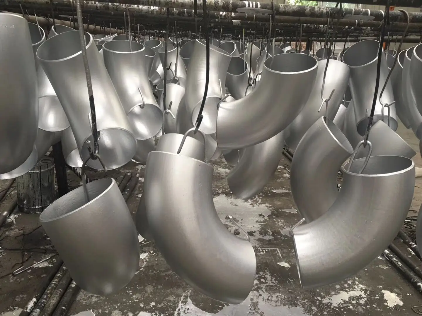 Carbon Steel Fitting 90 Degree Astm A53 Butt Welded Pipe Elbows