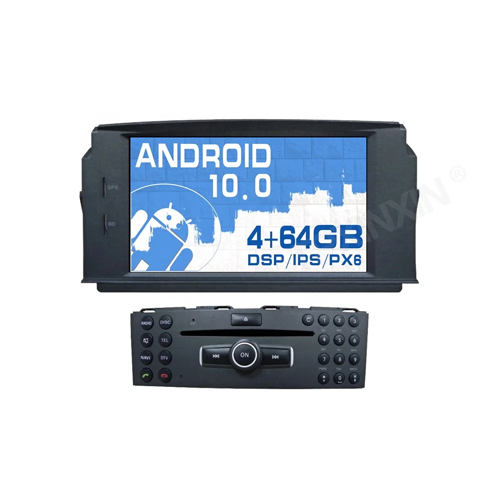 

For Mercedes Benz C Class C180/C200/C230 W204 Car Radio GPS Navigation Android Multimedia DVD Player Carplay Screen