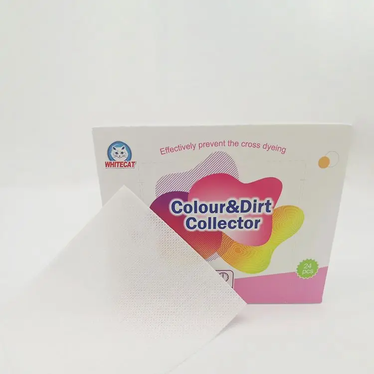 

Safety detergent product color washing grabber sheets for absorbing dye in mixed wash, White