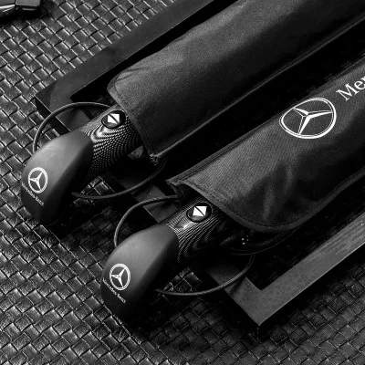 

New Arrival custom logo car folding umbrella with logo print