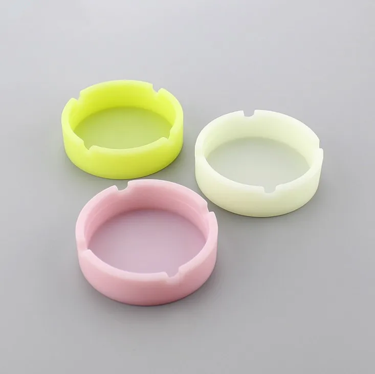 

Creative Luminous Silicone Cigarette Ashtray Silicone Cigar Ashtray, Mixed