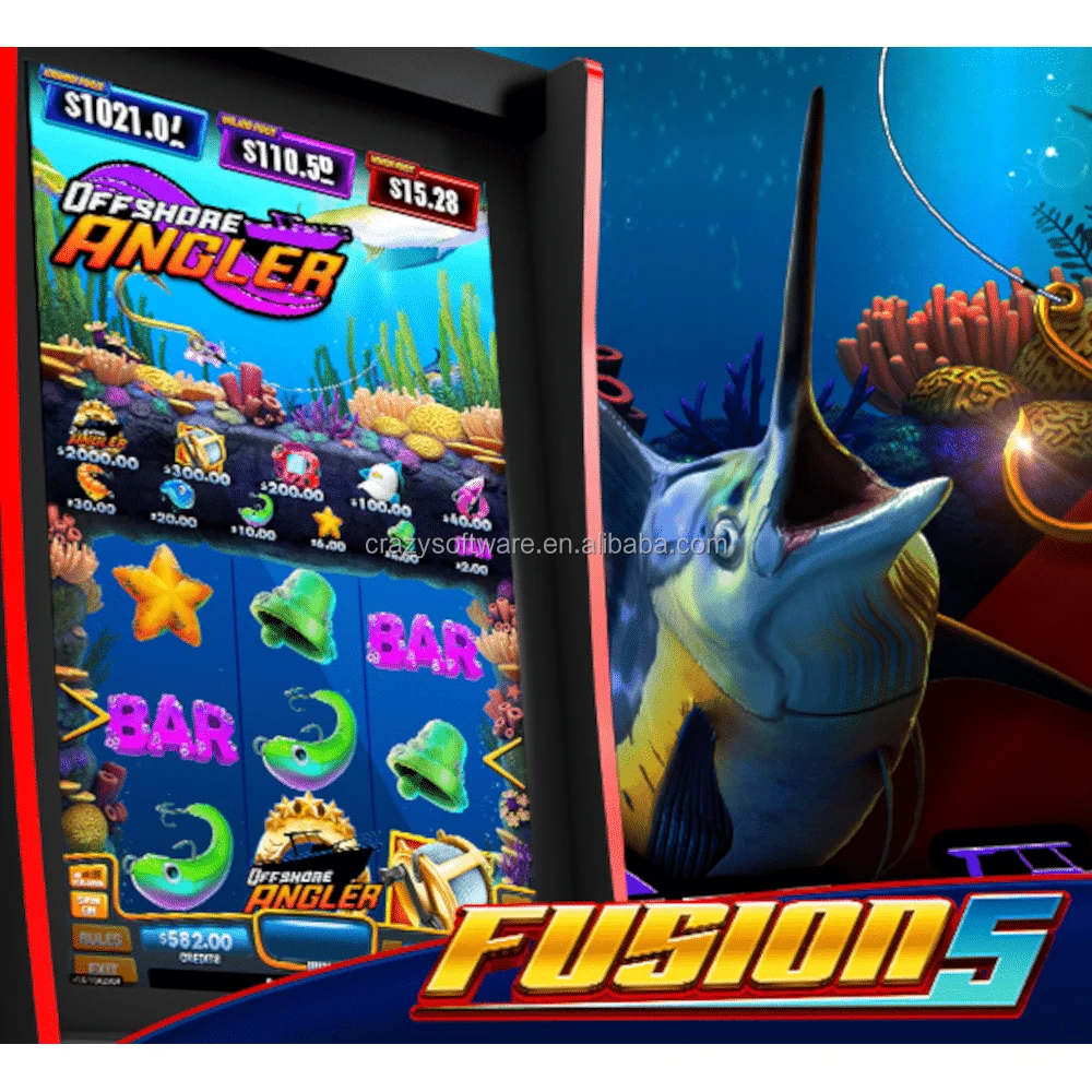 

New Arrival Coin Operated Vertical Skill Game Board Fusion 5 for Casino Slot Jackpot Machine