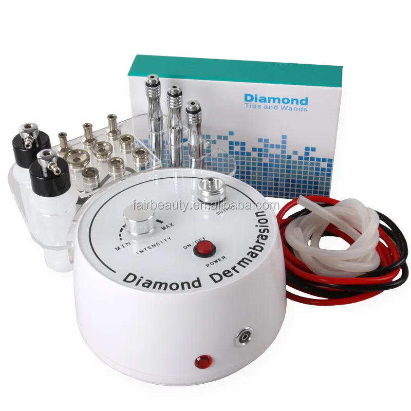 

Diamond Microdermabrasion Machine Vacuum Suction Blackhead Remove Diamond tips Skin Peeling with Spray gun