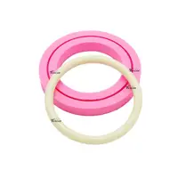 

S648 Large dia 90mm silicone bracelet keychain mold for bangle keyrings