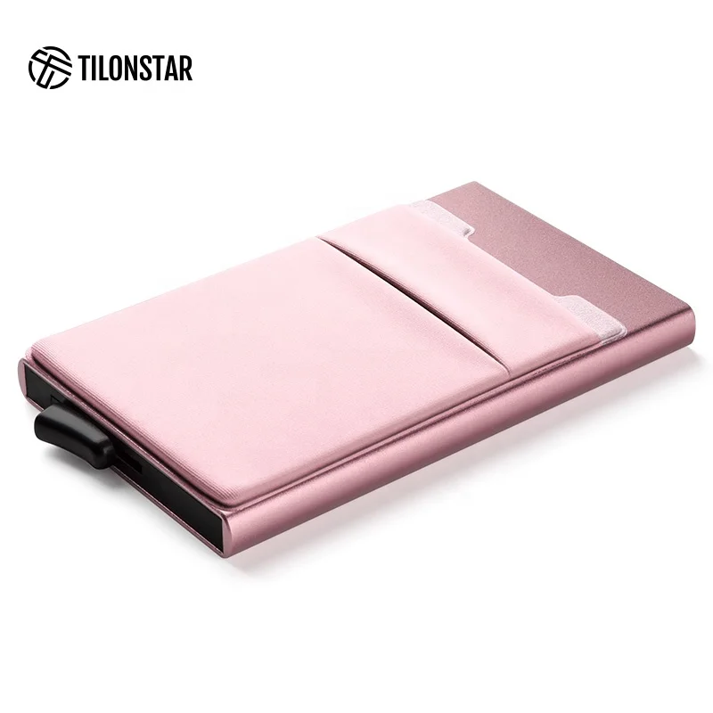 

Personalized Slim Wallet Money Clip Credit Magnetic Business Card Holder