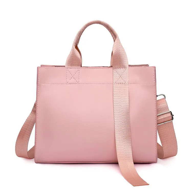 

New Style Pu Solid Color Fashionable School Single Shoulder Crossbody Bag Handbags for Girl, 7 colors