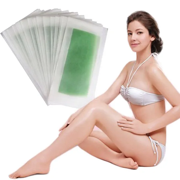 

Disposable Body Arm Leg Hair Removal Strips Ready to Use Depilatory Wax Strips, 4 colors