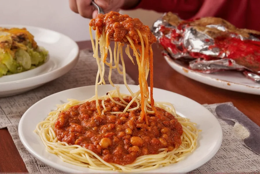 Historical photo of a classic Syracuse diner serving red chili over spaghetti
