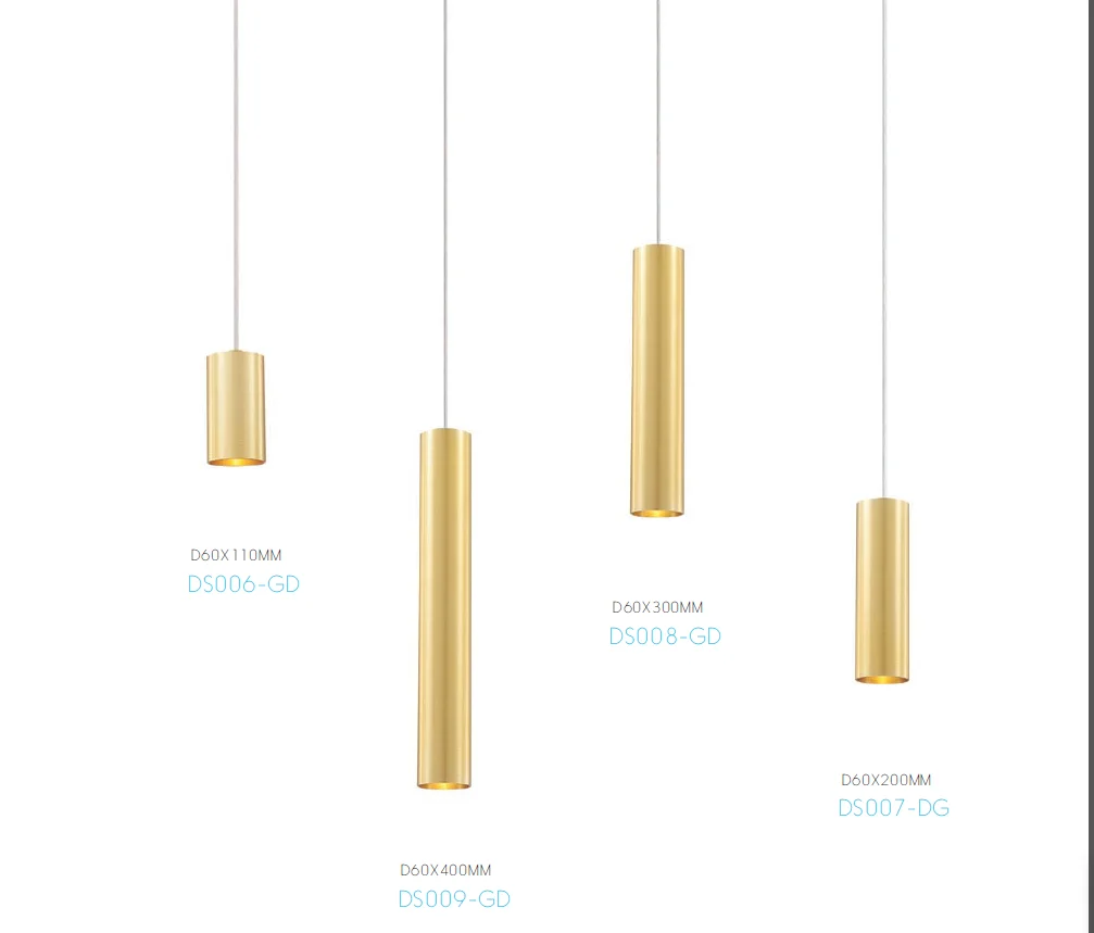 gold modern pendant light