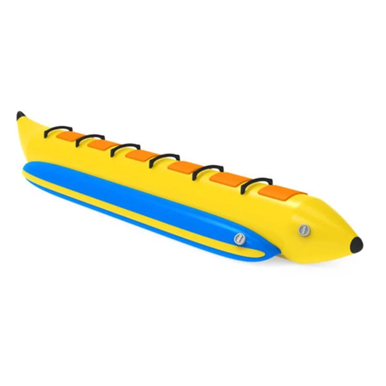 

funny PVC inflatable 6 sets banana boat with 0.9mm PVC Tarpaulin