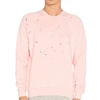 2020 New Fashion hot sell solid color customized street wear men's crew neck ripped sweat shirt hoodie in plain