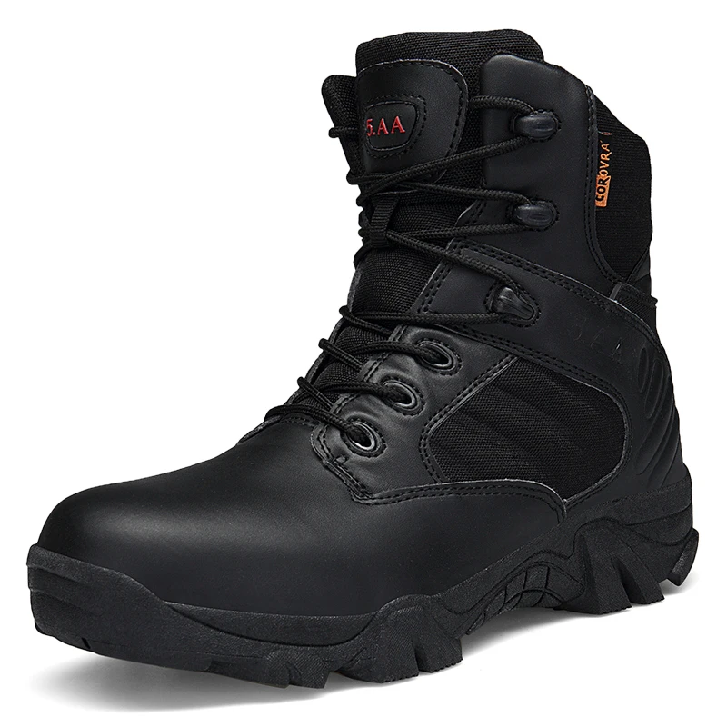 

YZ Men's winter two colors training waterproof outdoor combat boots