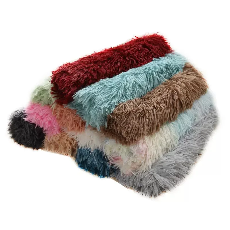 

Luxury Long Faux Fur Pet Blanket Plush Warm Soft Sofa Cushion Mat for Dogs and Cats
