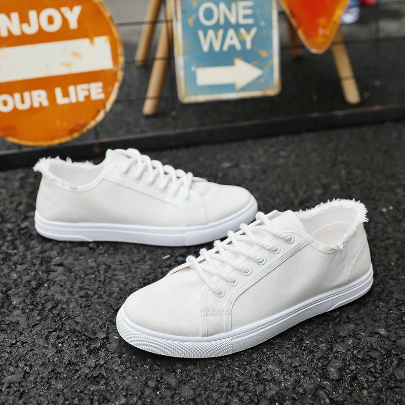 High Quality Cheap Canvas Shoes China Breathable White Sneakers Shoes ...