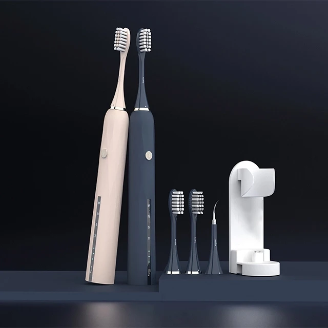 

A rechargeable electric toothbrush that simulates manual brushing