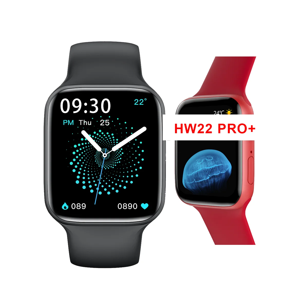 

HW22 pro+ Oem Odm True heart rate Customize Watch wearfit pro IP 67 Waterproof sport smart watch HW22, 5 colors